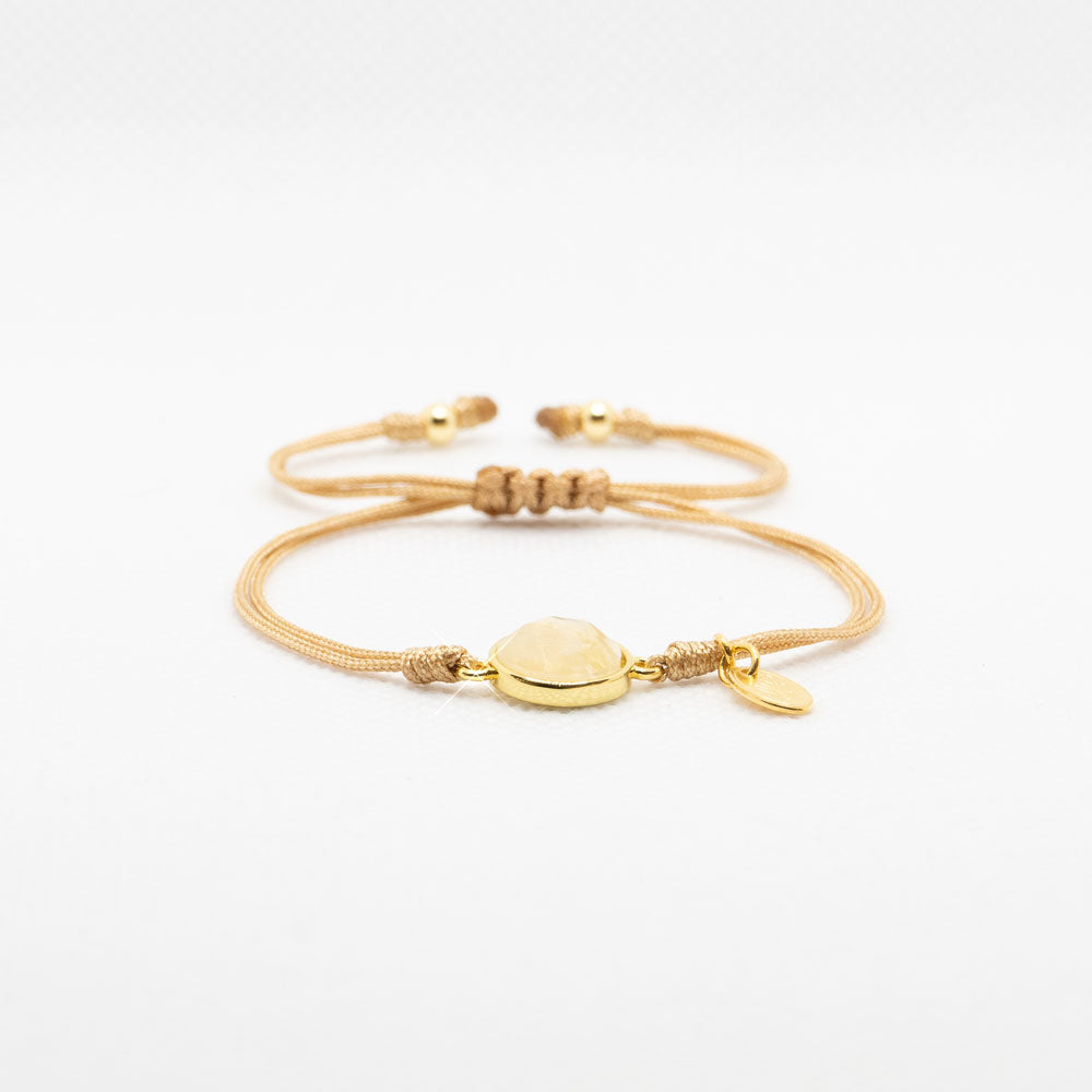 Citrine Round Bracelet