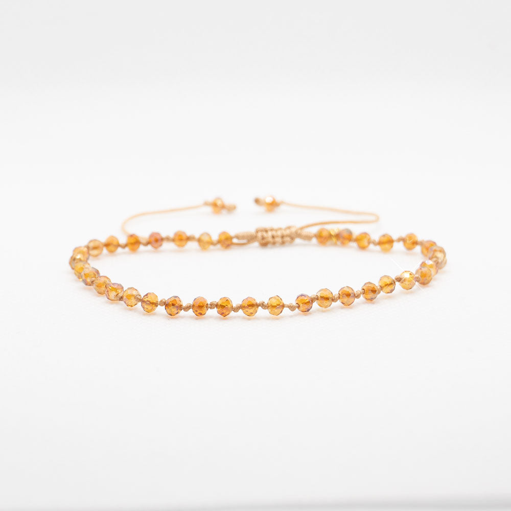 Fall Orange Anklet