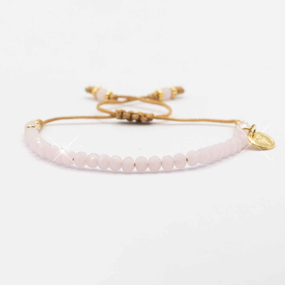 Friendship Crystal Soft Pink Bracelet