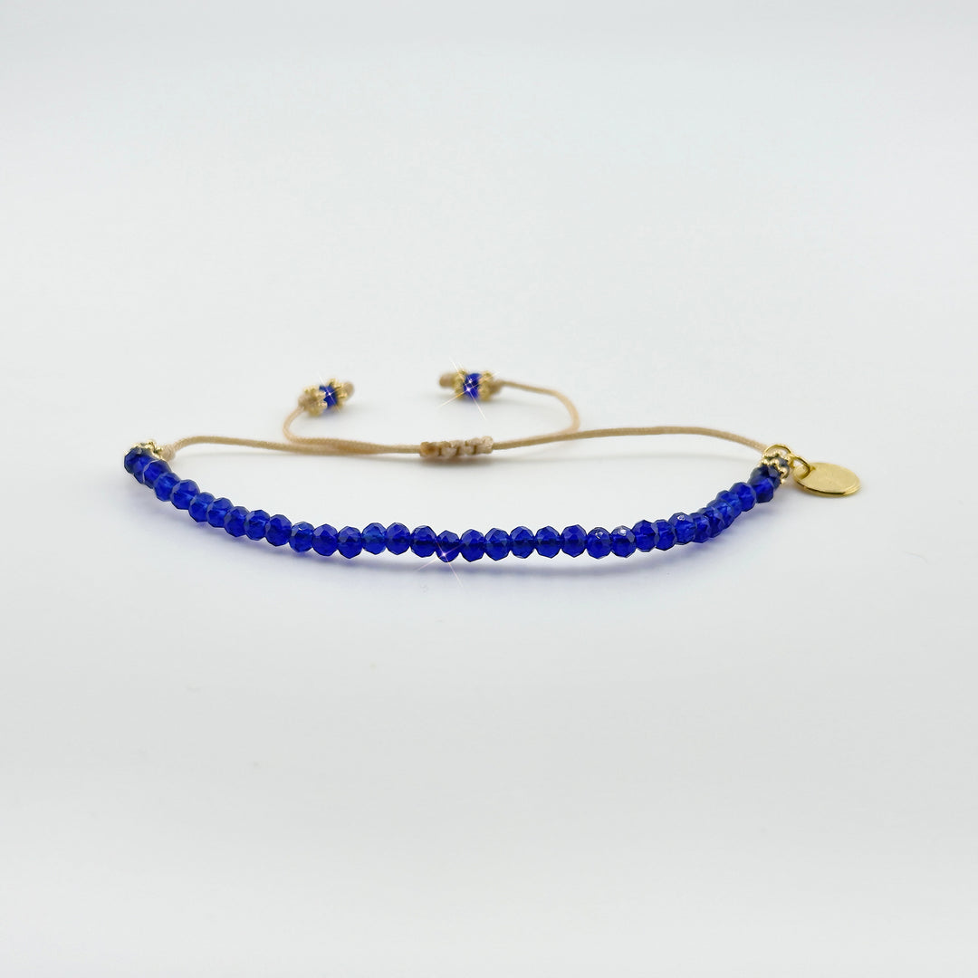 Friendship Crystal Yale Blue Bracelet