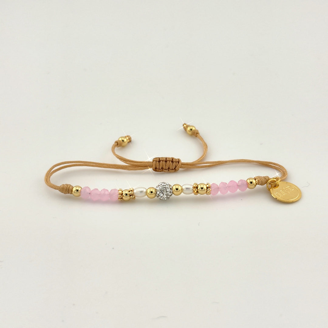M&D Crystal Soft Pink Bracelet