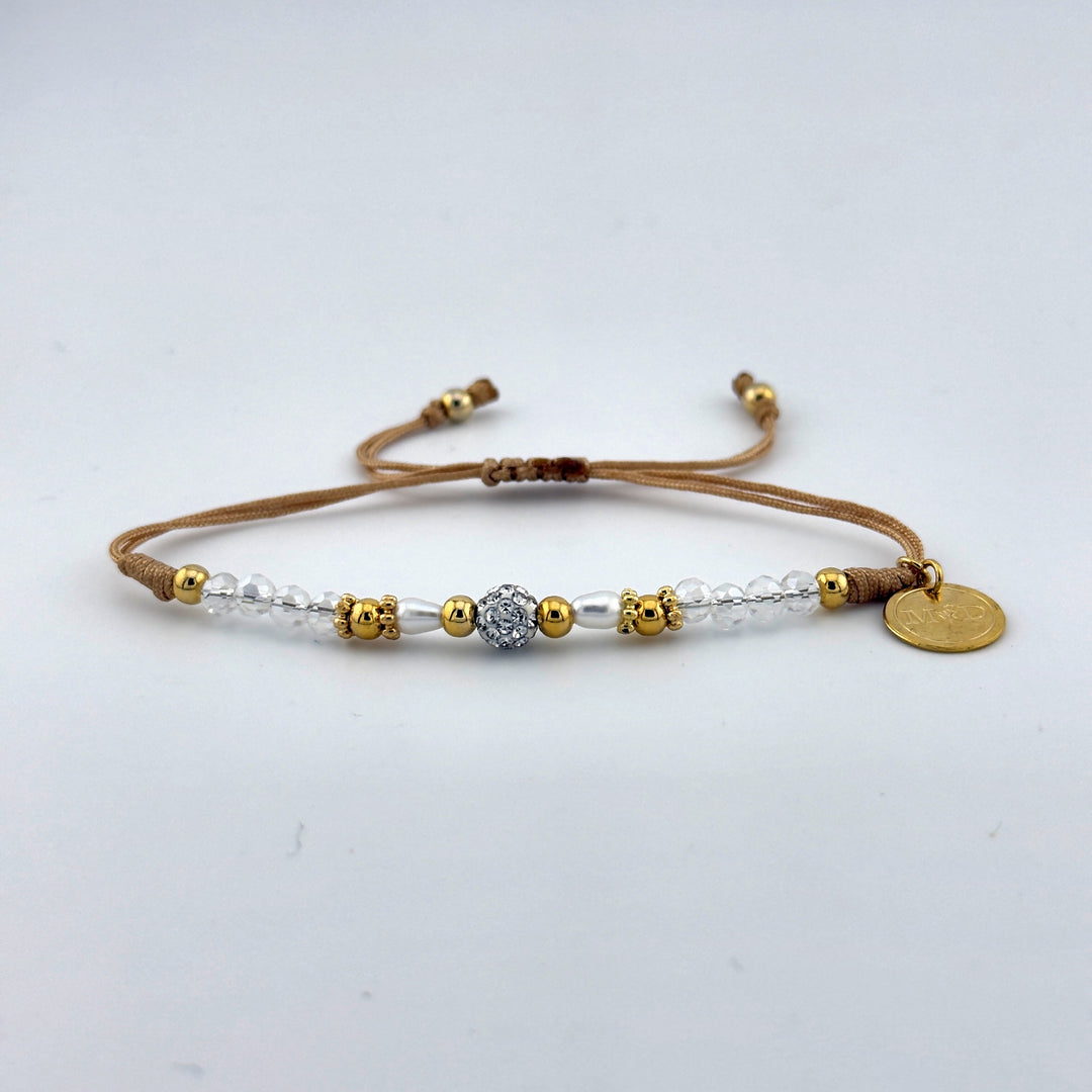 M&D Crystal Clear Transparent Bracelet