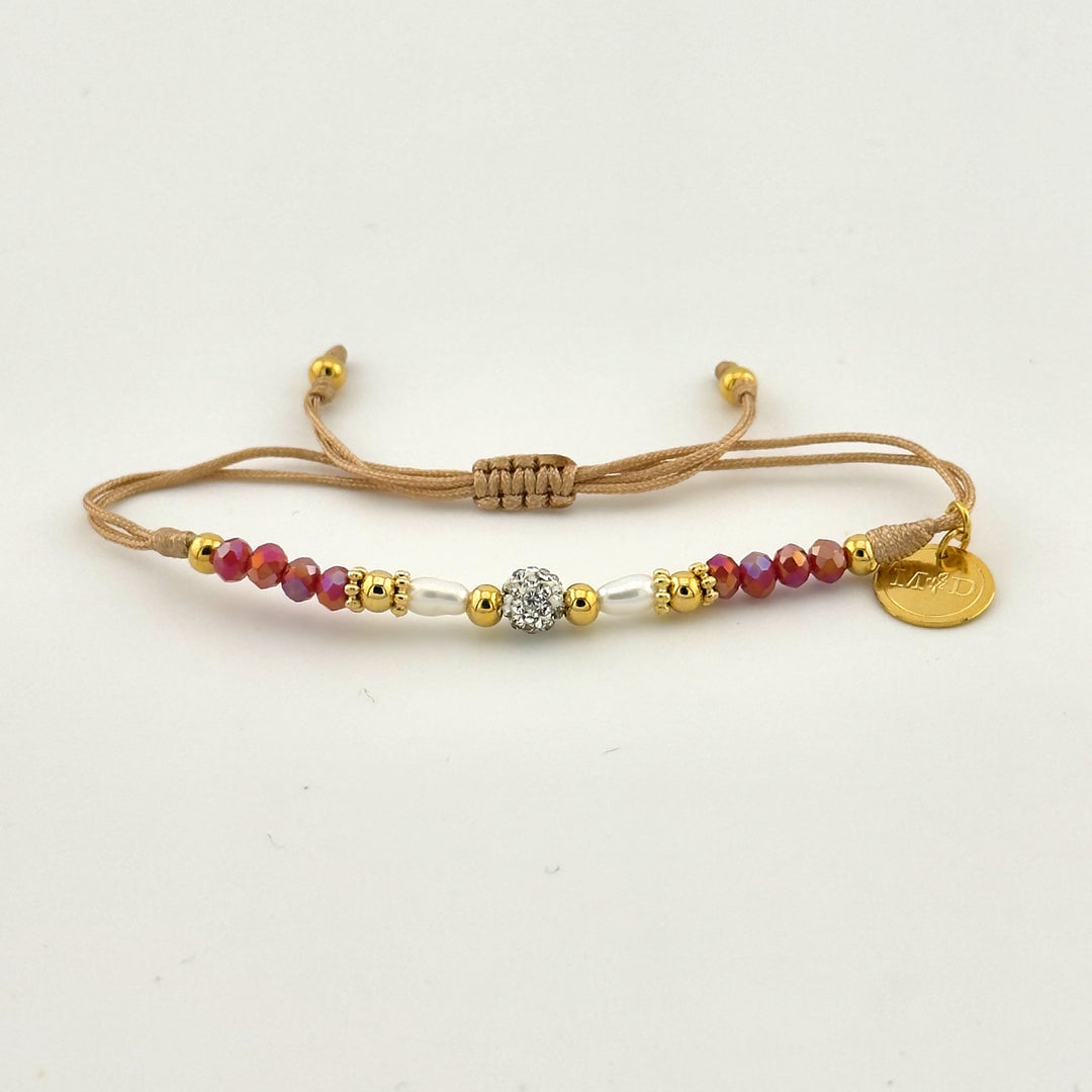 M&D Crystal Strawberry Bracelet
