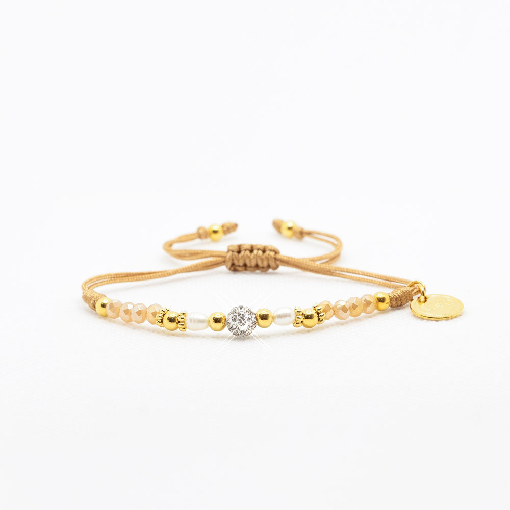 M&D Crystal Caramel Bracelet