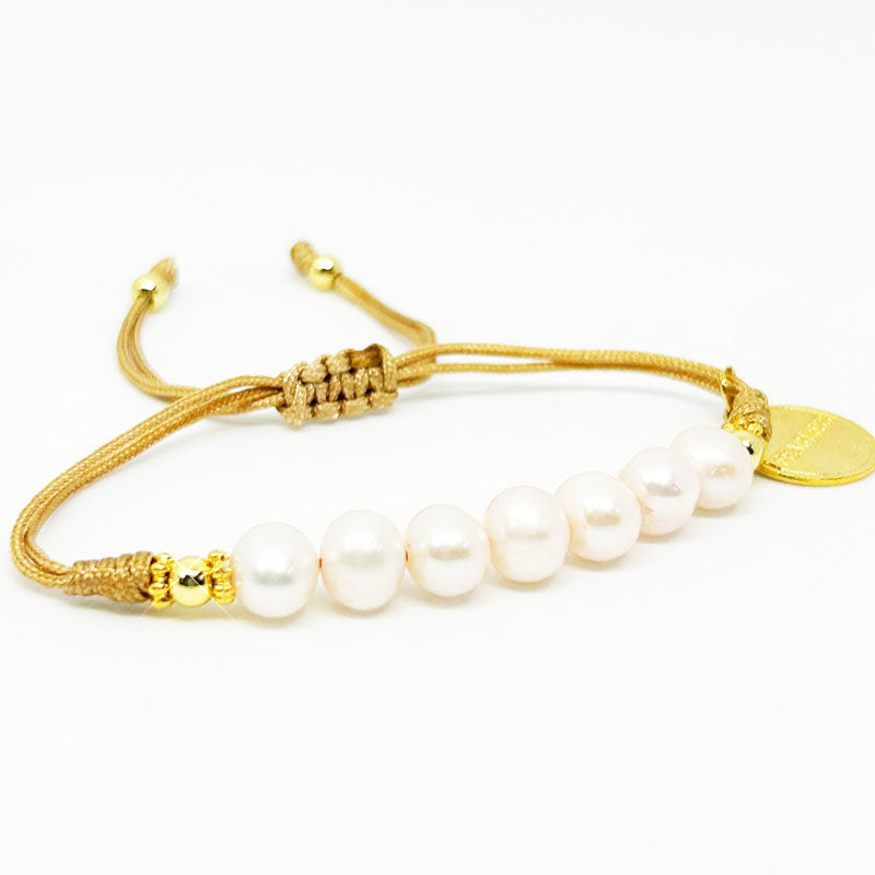 Ballerina Pink Pearl Bracelet
