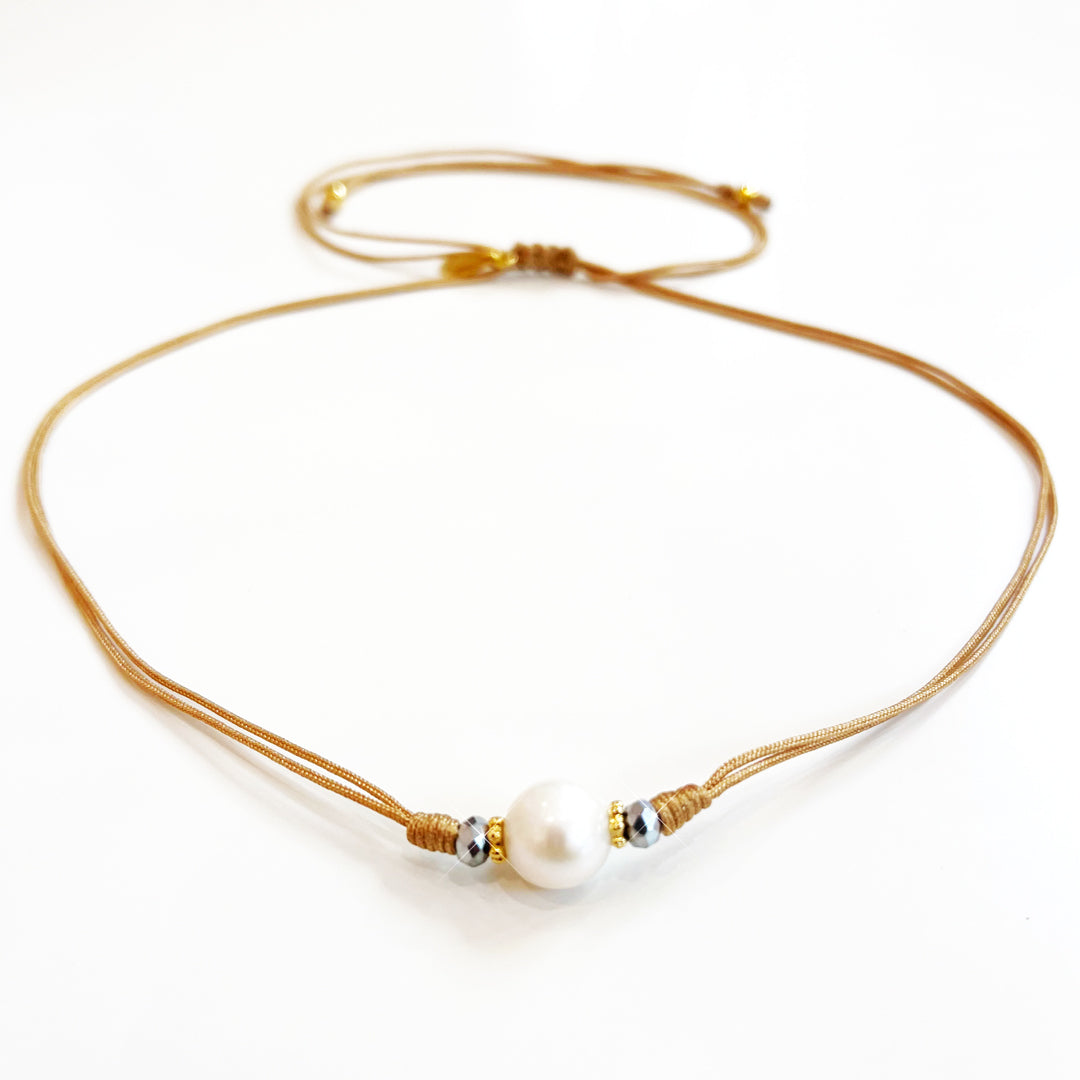 The Pearl Silver Choker