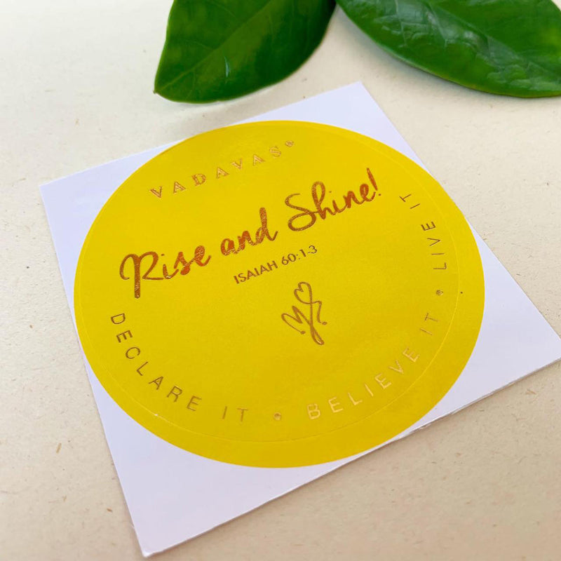 Rise and Shine Sticker