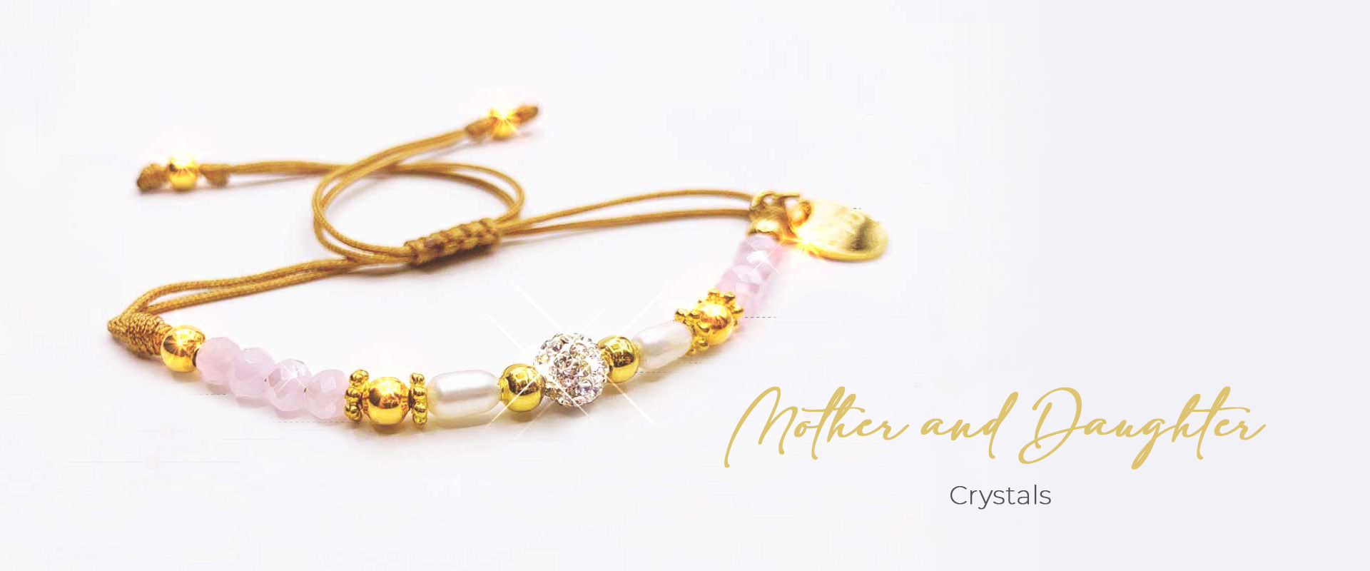 Shop Mother Daughter Healing Bracelets I Satin Crystals