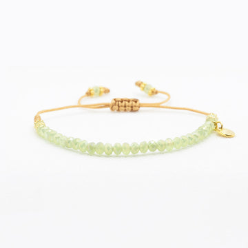 Friendship Candy Green Crystal Bracelet