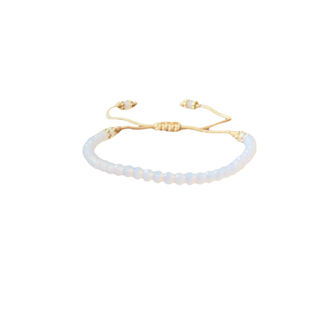 Friendship Milk Shake Rose Crystal Bracelet
