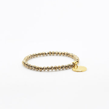 Metallic Gold Elastic Bracelet